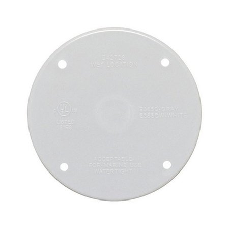 GIZMO Electrical Box Cover, Round, Blank GI156586